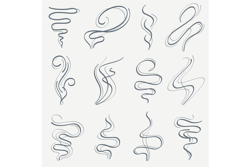 aroma-and-smoke-line-stream-smell-linear-trails-vector-set