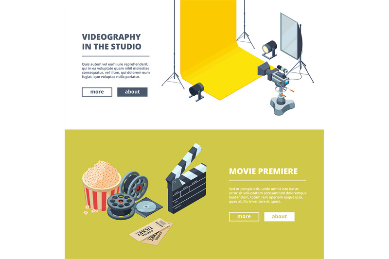 video-and-photo-production-vector-template-of-horizontal-banners
