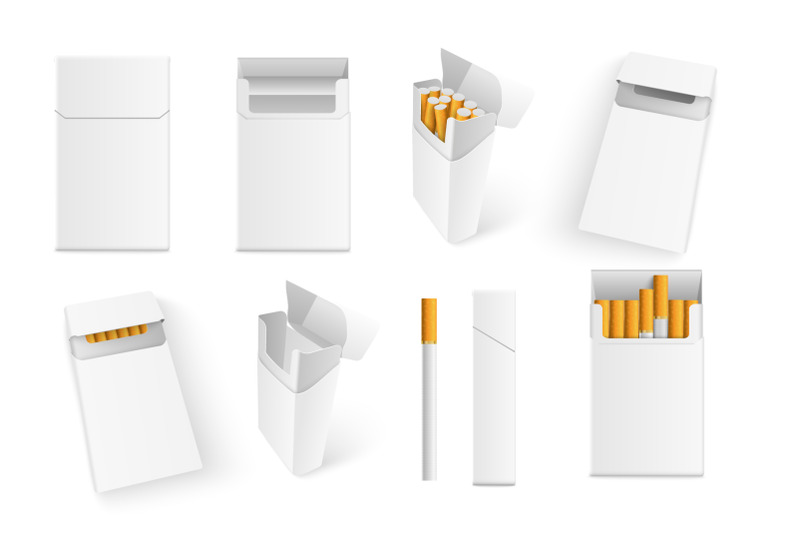 Download Realistic Cigarette Mockup By VM Sketch Market ...