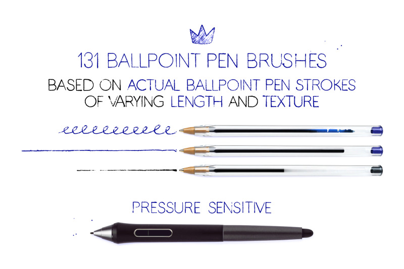 Ai Used Ballpoint Pen Brushes By Side Project Thehungryjpeg Com