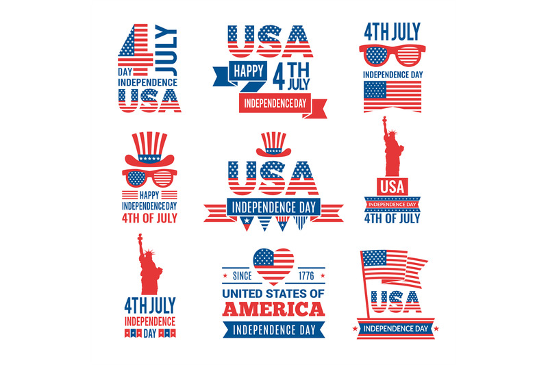 banners-of-america-independence-day-vector-labels-at-4-july