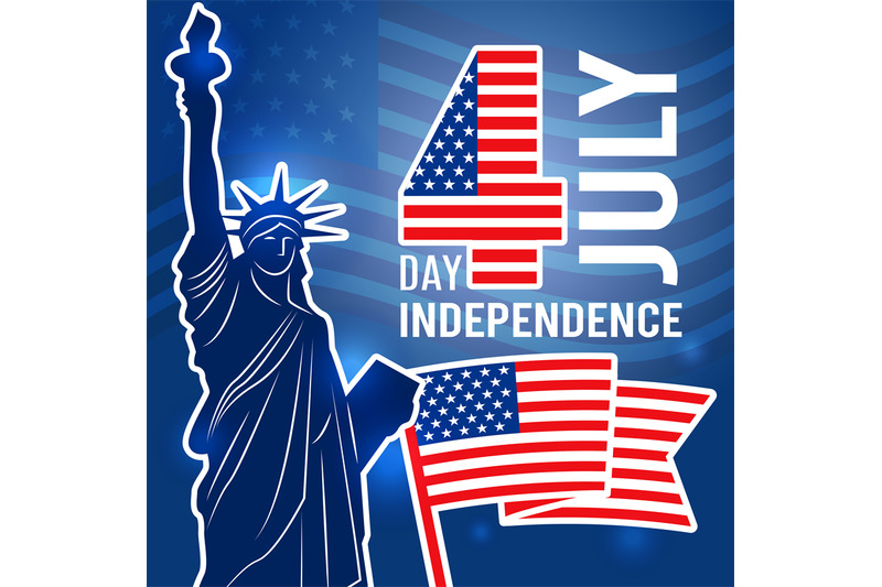 independence-day-4-july-poster-design-template-with-statue-of-freedom