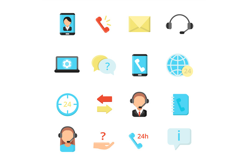 call-center-symbols-various-vector-icon-set-of-call-center