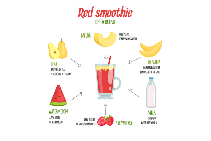 cocktail-infographics-various-fresh-fruits-smoothie-ingredients