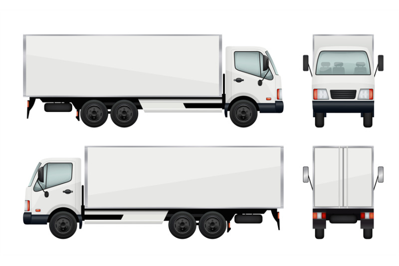 realistic-truck-vector-illustrations-transportation-of-cargo