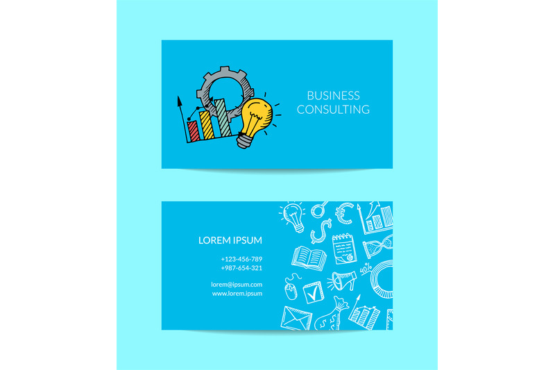 vector-business-doodle-icons-business-card-template-illustration
