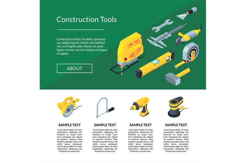 vector-construction-tools-isometric-icons-website
