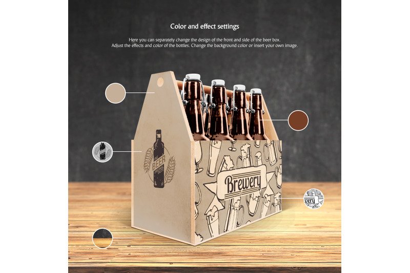 Download Craft Beer Box Mockup By rebrandy | TheHungryJPEG.com
