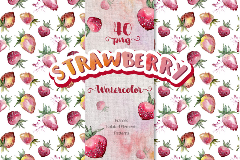 strawberry-watercolor-png