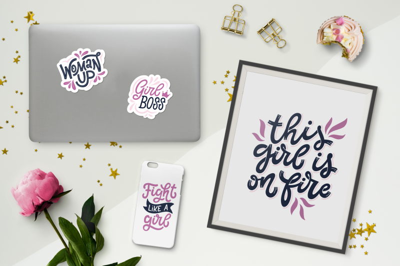 girl-power-set-of-20-stickers