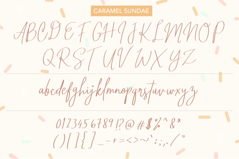 caramel-sundae-font