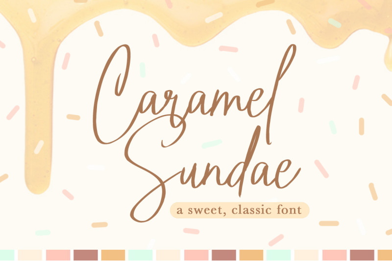 caramel-sundae-font