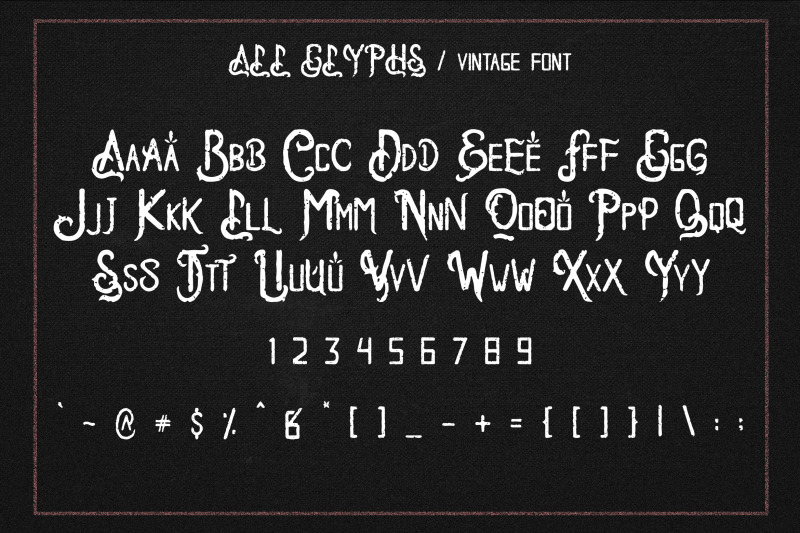Download Hobacco Extra Vintage Type Font Family From Rometheme