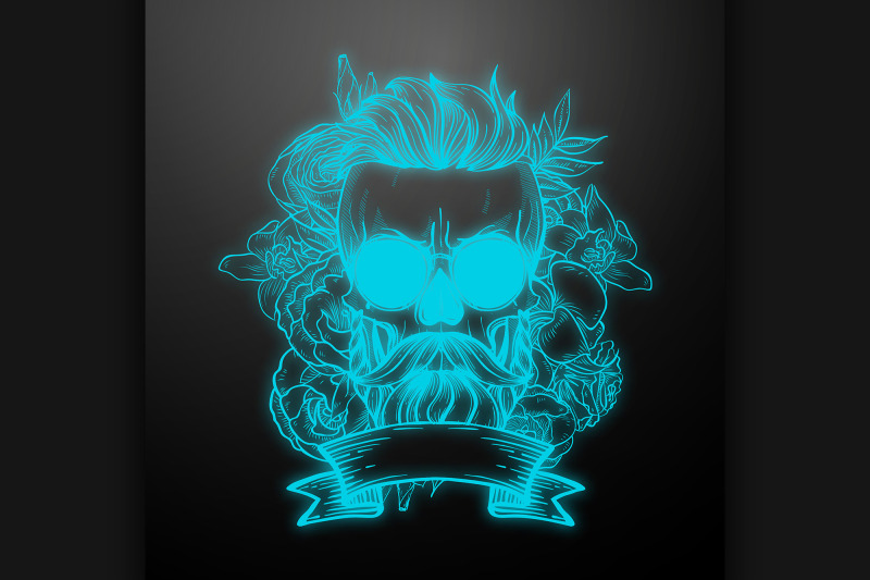 angry-skull-with-hairstyle