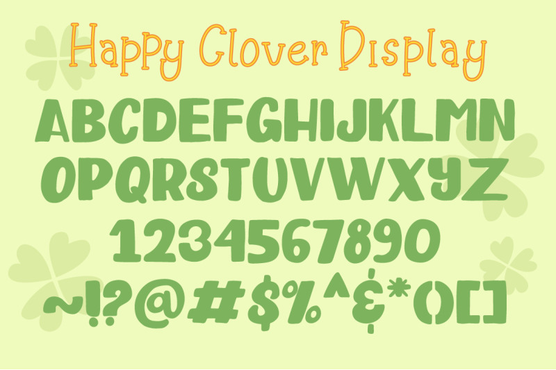 happy-clover-font-duo-doodles