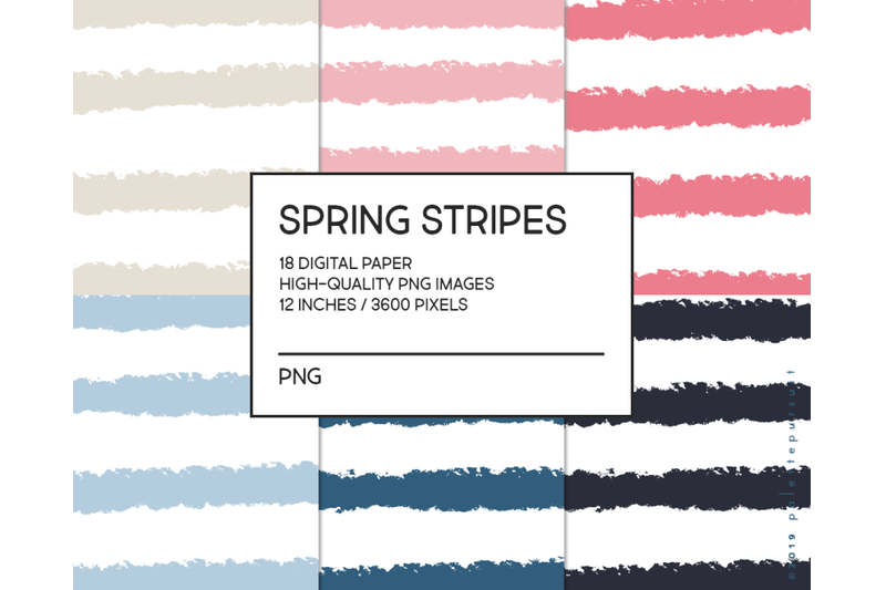 spring-stripes-digital-paper-gold-glitter-digital-scrapbooking-paper