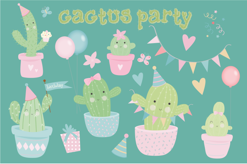 cactus-party-clipart