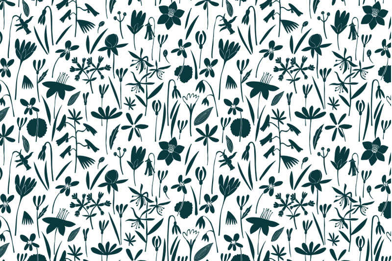 spring-flowers-vector-collection