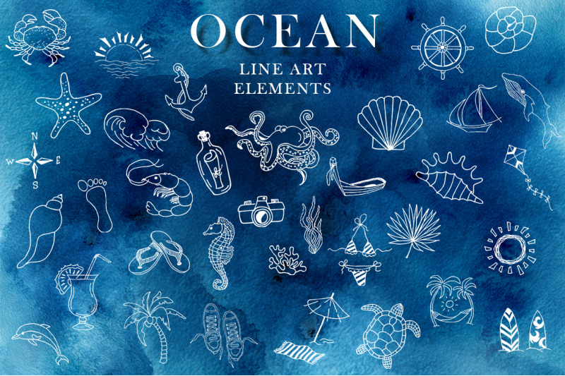 ocean-watercolor-collection