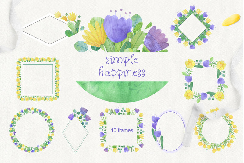 simple-happines-set-of-10-watercolor-flower-frames