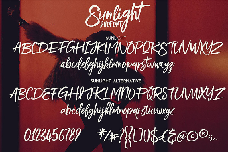sunlight-brush-font-duo