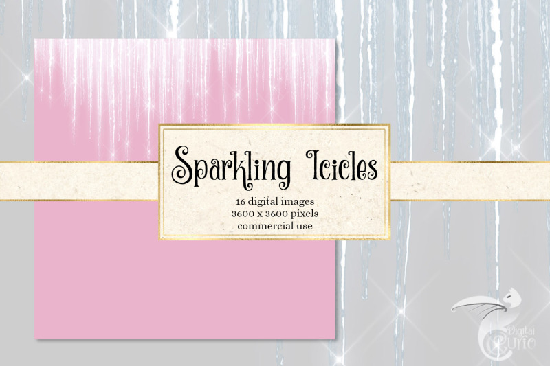 sparkling-icicles-digital-paper