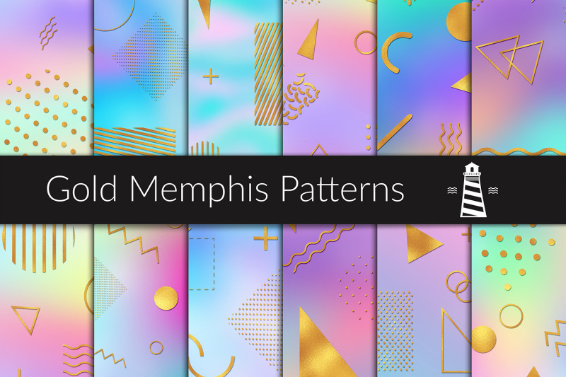 gold-memphis-patterns