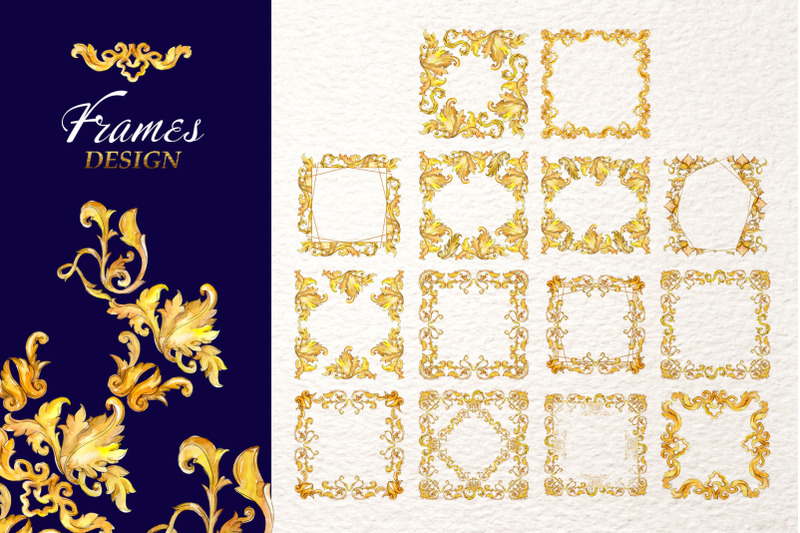 luxury-gold-monograms-fashion-prints-watercolor-png