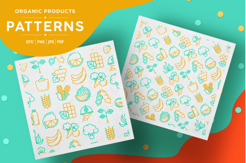 organic-products-patterns-collection