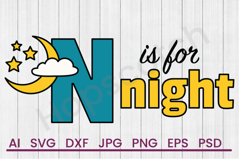 n-is-for-night-svg-file-dxf-file