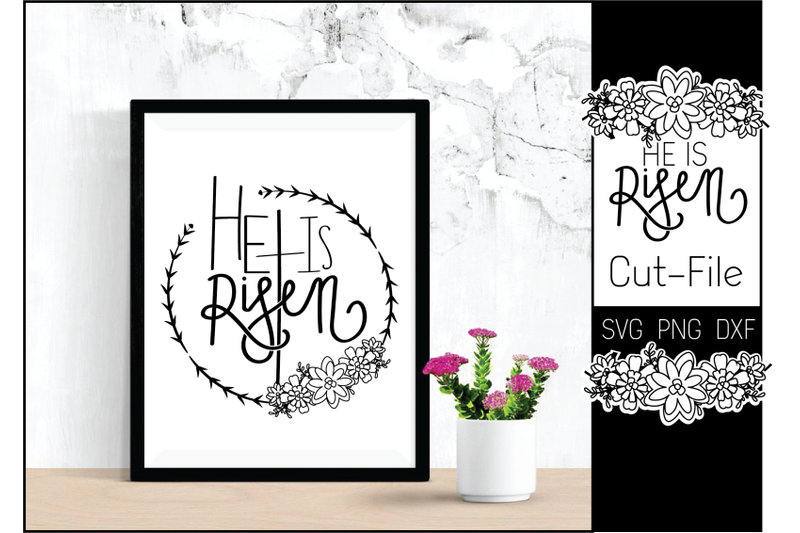 new-he-is-risen-hand-lettering-faith-cut-file
