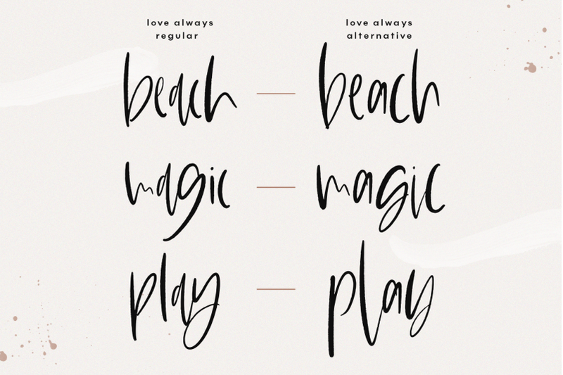 love-always-chic-handwritten-font