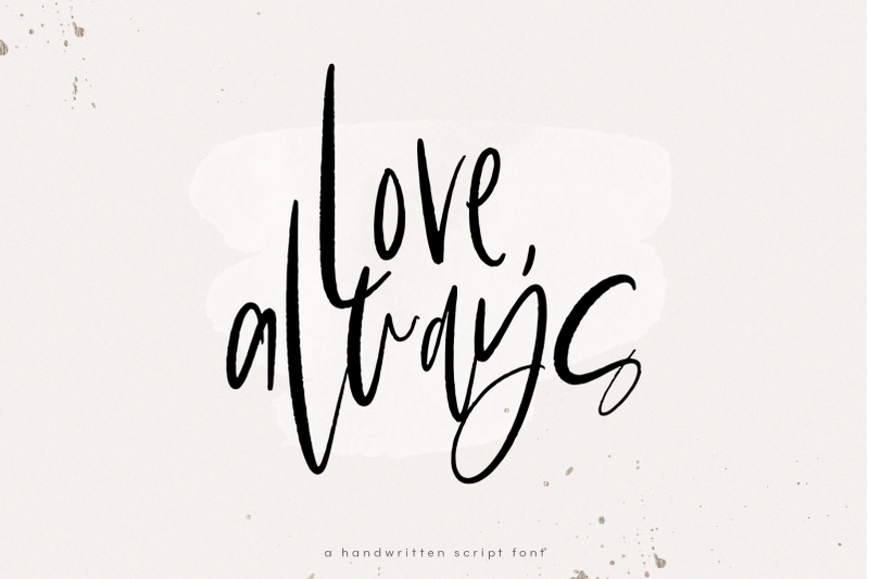 love-always-chic-handwritten-font