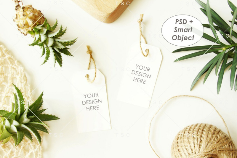 Free DL Flyer Mockup Double (3.93 x 8.26 Inch) (PSD Mockups)