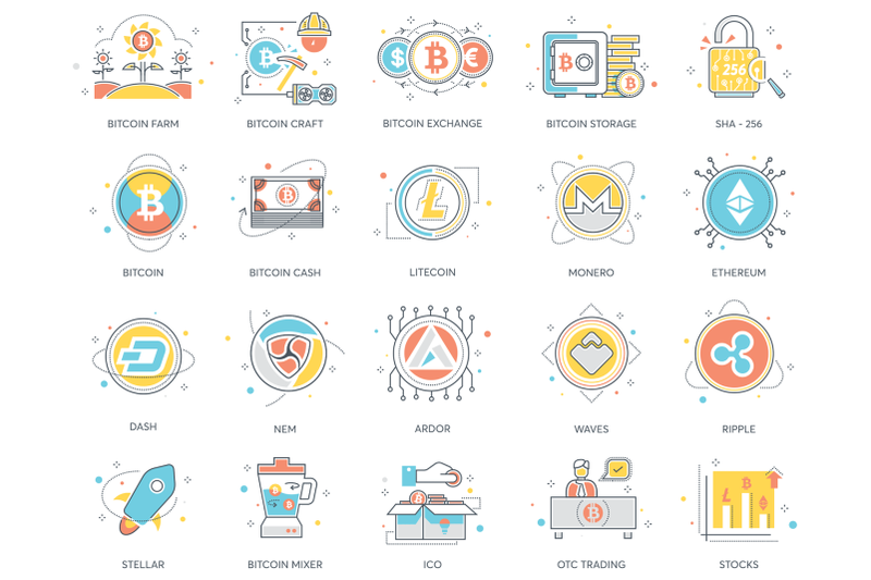 74-bitcoin-amp-cryptocurrency-icons