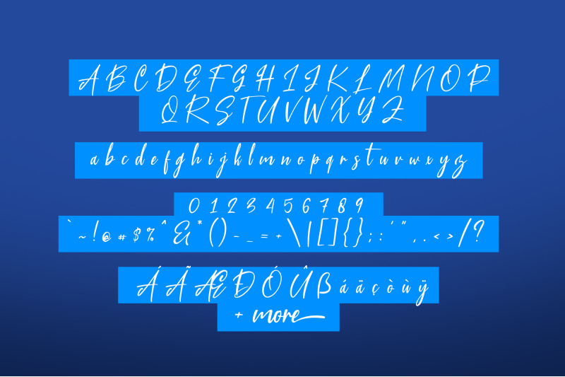 Blue Pen Script 3 Fonts By Suzuran Thehungryjpeg Com
