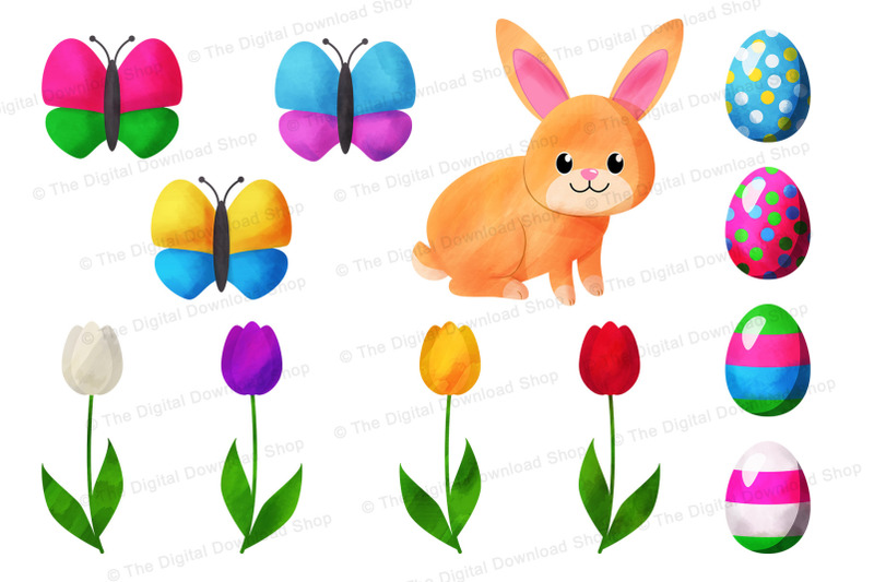 watercolor-easter-clipart-easter-bunny-easter-basket-easter-eggs