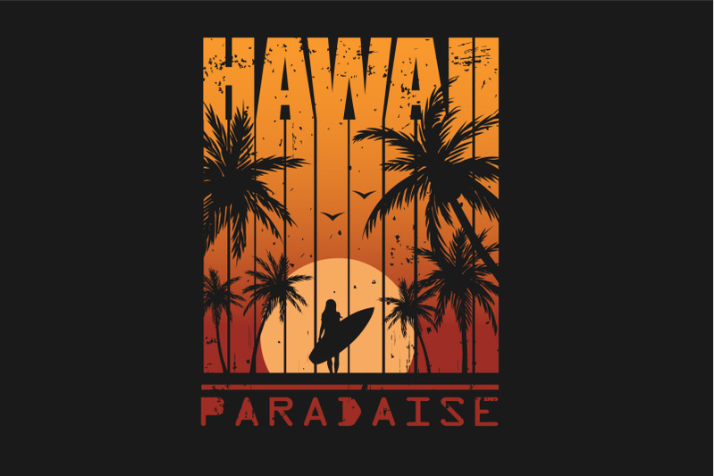 hawaii-print-for-t-shirt