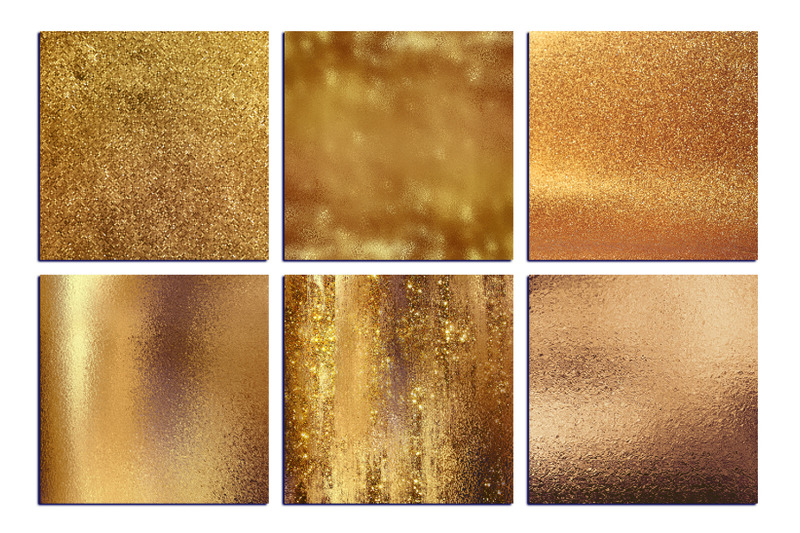 Bronze Foil and Glitter Textures By artistic | TheHungryJPEG.com