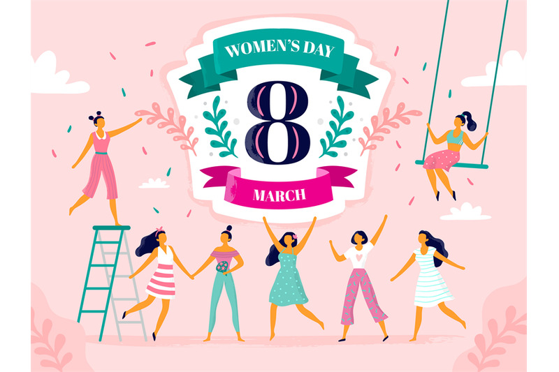 celebrating-womens-day-eight-march-celebration-happy-laughing-woman