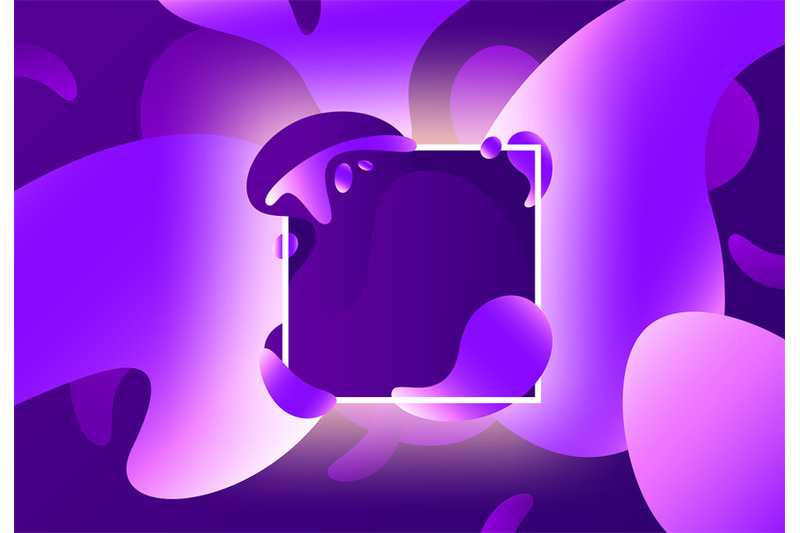 fluid-shape-frame-colorful-liquid-purple-shapes-frames-design-modern