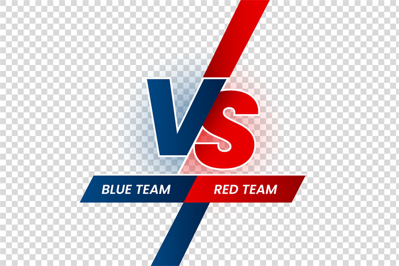 versus-duel-headline-battle-red-vs-blue-team-frame-game-match-compet