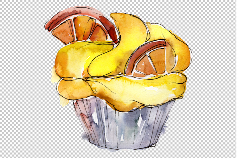 dessert-friday-watercolor-png