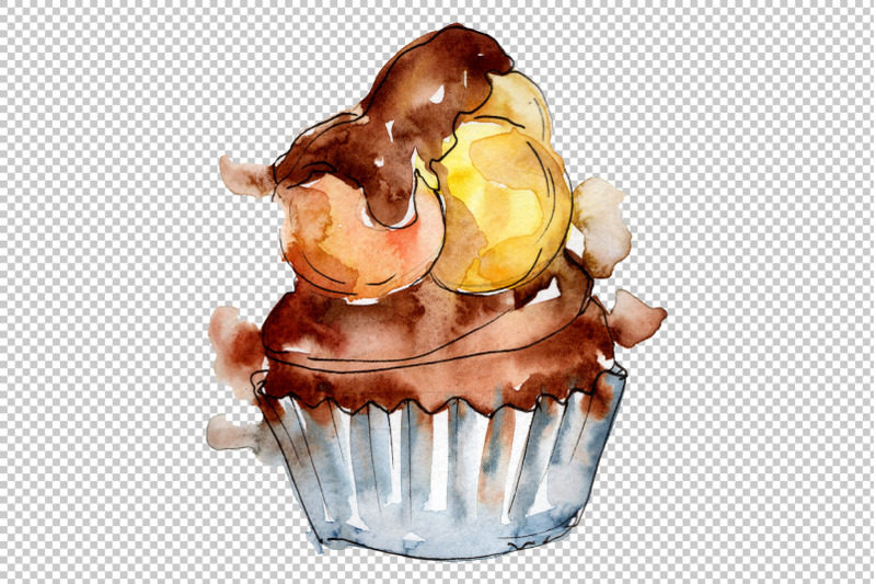 dessert-friday-watercolor-png