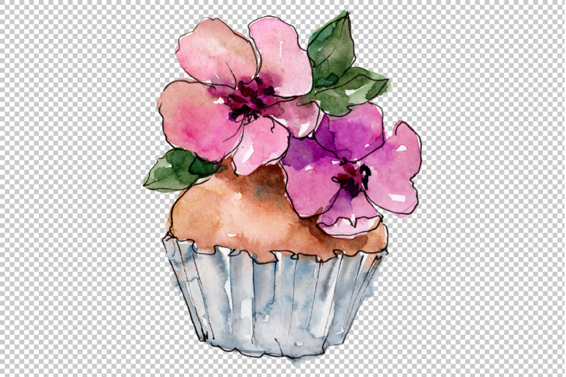 dessert-friday-watercolor-png