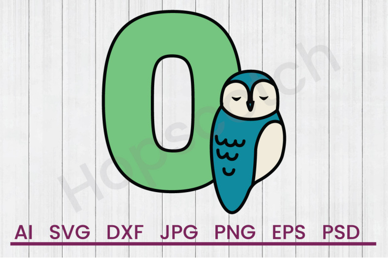 o-is-for-owl-svg-file-dxf-file