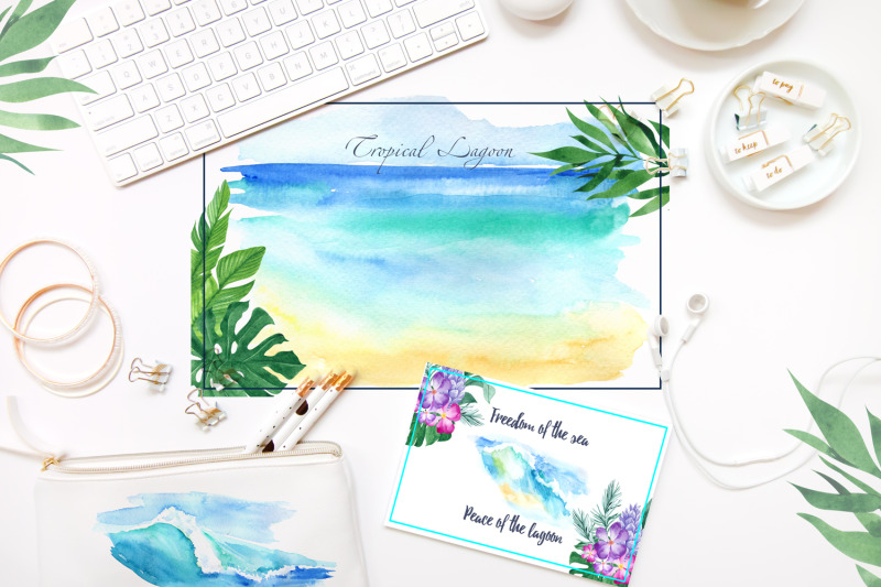 lagoon-tropical-watercolor-clipart