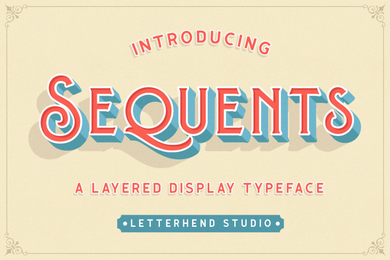 sequents-layered-font-ornament