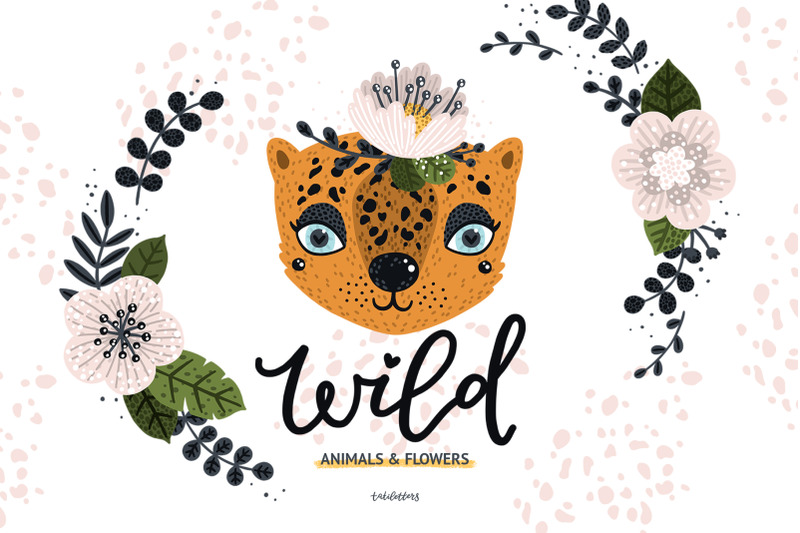 wild-animals-and-flowers