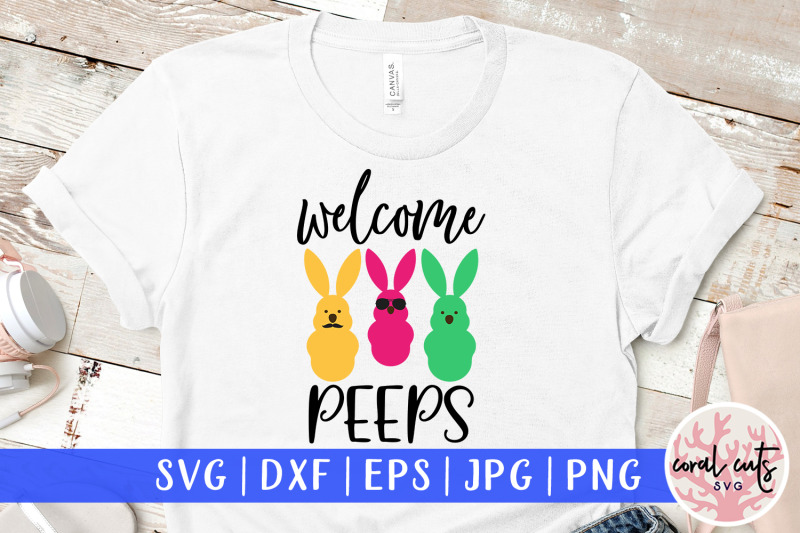 welcome-peeps-easter-svg-eps-dxf-png-cutting-file